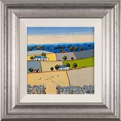 Alan Smith, Original oil painting on panel, Blue Remembered Hills Medium image. Click to enlarge
