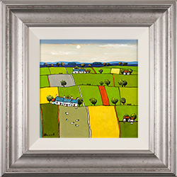 Alan Smith, Original oil painting on panel, Fields of Green Medium image. Click to enlarge