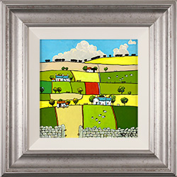 Alan Smith, Original oil painting on panel, If Walls Could Talk