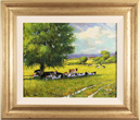 Alan Smith, Original oil painting on panel, Cattle Resting Medium image. Click to enlarge