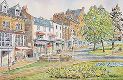 Alan Stuttle, Watercolour, Harrogate Medium image. Click to enlarge