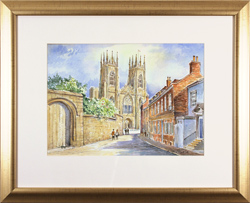 Alan Stuttle, Watercolour, York Minster Medium image. Click to enlarge