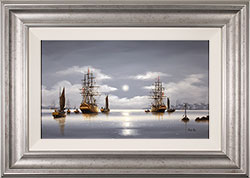 Alex Hill, Original oil painting on panel, Into Harbour Medium image. Click to enlarge