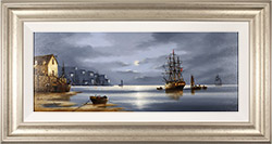 Alex Hill, Original oil painting on panel, Midnight Run  Medium image. Click to enlarge