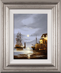 Alex Hill, Original oil painting on panel, Safe Harbour  Medium image. Click to enlarge