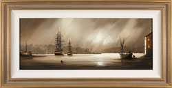Alex Hill, Original oil painting on canvas, Evening Fog Medium image. Click to enlarge