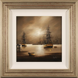 Alex Hill, Original oil painting on canvas, Into the Fog Medium image. Click to enlarge