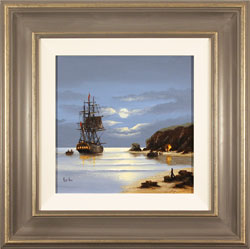 Alex Hill, Original oil painting on canvas, Smuggler's Bay Medium image. Click to enlarge