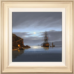 Alex Hill, Original oil painting on canvas, Moonlight Run Medium image. Click to enlarge