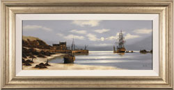 Alex Hill, Original oil painting on canvas, Smuggler's Bay Medium image. Click to enlarge