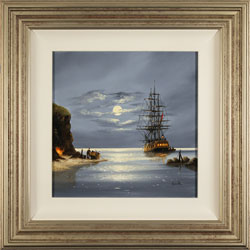 Alex Hill, Original oil painting on canvas, Moonlight Cove Medium image. Click to enlarge