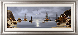Alex Hill, Original oil painting on panel, Smuggler's Cove Medium image. Click to enlarge