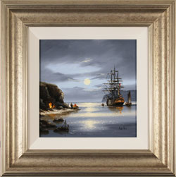 Alex Hill, Original oil painting on canvas, Moonlight Cove Medium image. Click to enlarge