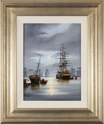 Alex Hill, Original oil painting on panel, Rising Tides Medium image. Click to enlarge