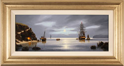 Alex Hill, Original oil painting on canvas, Smuggler's Cove Medium image. Click to enlarge