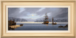 Alex Hill, Original oil painting on canvas, Lifting Anchor Medium image. Click to enlarge