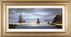 Alex Hill, Original oil painting on canvas, Return to Smuggler's Cove Medium image. Click to enlarge