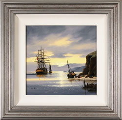 Alex Hill, Original oil painting on canvas, Sunrise Smugglers Medium image. Click to enlarge