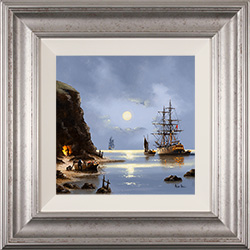 Alex Hill, Original oil painting on panel, Smuggler's Run Medium image. Click to enlarge