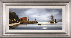 Alex Hill, Original oil painting on panel, The Smuggler's Rest  Medium image. Click to enlarge
