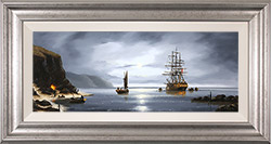 Alex Hill, Original oil painting on panel, Secrets of The Cove Medium image. Click to enlarge