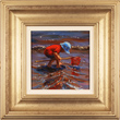 Amanda Jackson, Original oil painting on panel, Paddling for Pebbles Medium image. Click to enlarge