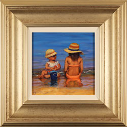 Amanda Jackson, Original oil painting on panel, Happy Holiday Medium image. Click to enlarge
