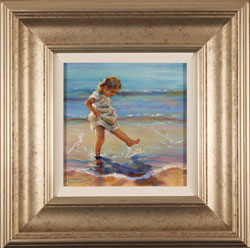 Amanda Jackson, Original oil painting on panel, Splish Splash Medium image. Click to enlarge