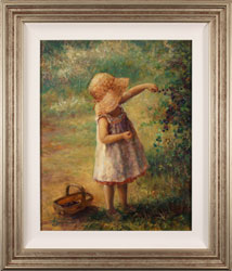 Amanda Jackson, Original oil painting on panel, Blackberries Medium image. Click to enlarge