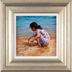 Amanda Jackson, Original oil painting on panel, Pictures in the Sand Medium image. Click to enlarge