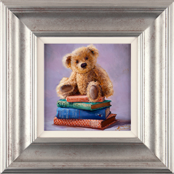 Amanda Jackson, Original oil painting on panel, Story Time Medium image. Click to enlarge