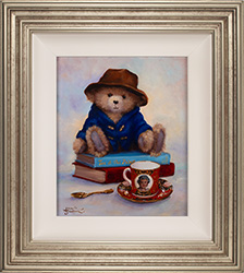 Amanda Jackson, Original oil painting on panel, Tea at the Palace Medium image. Click to enlarge