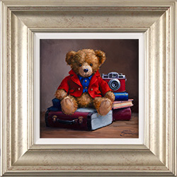 Amanda Jackson, Original oil painting on panel, Bear's Best Books Medium image. Click to enlarge