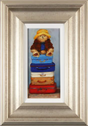 Amanda Jackson, Original oil painting on panel, Top of the World Travelling Bear Medium image. Click to enlarge