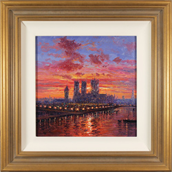 Andrew Grant Kurtis, Original oil painting on panel, York Minster Sparkle Medium image. Click to enlarge