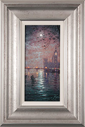 Andrew Grant Kurtis, Original oil painting on panel, Westminster Chimes at Midnight  Medium image. Click to enlarge