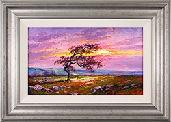 Andrew Grant Kurtis, Original oil painting on panel, Autumnal Sunshine, Rosedale, Yorkshire
