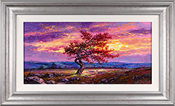 Andrew Grant Kurtis, Original oil painting on panel, Autumnal Sunshine, Rosedale, Yorkshire (commission) Medium image. Click to enlarge