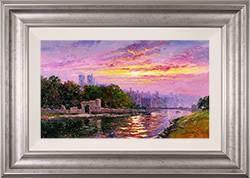 Andrew Grant Kurtis, Original oil painting on panel, York Minster from the Ouse