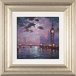 Andrew Grant Kurtis, Original oil painting on canvas, Westminster Chimes at Midnight Medium image. Click to enlarge