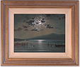 Andrew Grant Kurtis, Original oil painting on panel, Moonlight Tranquillity Medium image. Click to enlarge