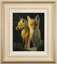 Ben Waddams, Original oil painting on panel, A Curious Pair