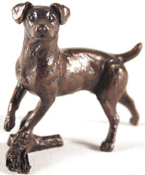 Michael Simpson, Bronze, Small Jack Russell Medium image. Click to enlarge