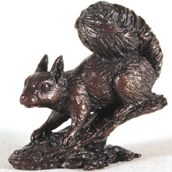 Keith Sherwin, Bronze, Red Squirrel Medium image. Click to enlarge