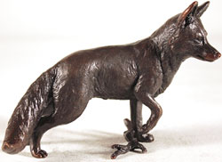 Keith Sherwin, Bronze, Fox Standing Medium image. Click to enlarge