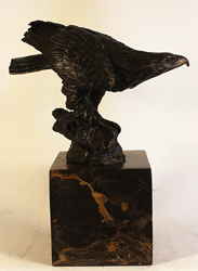 Bronze Statue, Bronze, Eagle Medium image. Click to enlarge