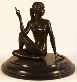 Bronze Statue, Bronze, Meditation Medium image. Click to enlarge