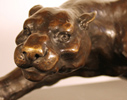 Bronze Statue, Bronze, Jaguar Medium image. Click to enlarge