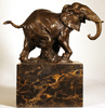 Bronze Statue, Bronze, Elephant Medium image. Click to enlarge