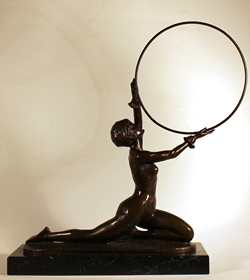 Bronze Statue, Bronze, Hoop Dancer Medium image. Click to enlarge